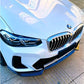BMW X3 G01 LCI Front Splitter Spoiler M Sport 2021-24 ABS Gloss Black