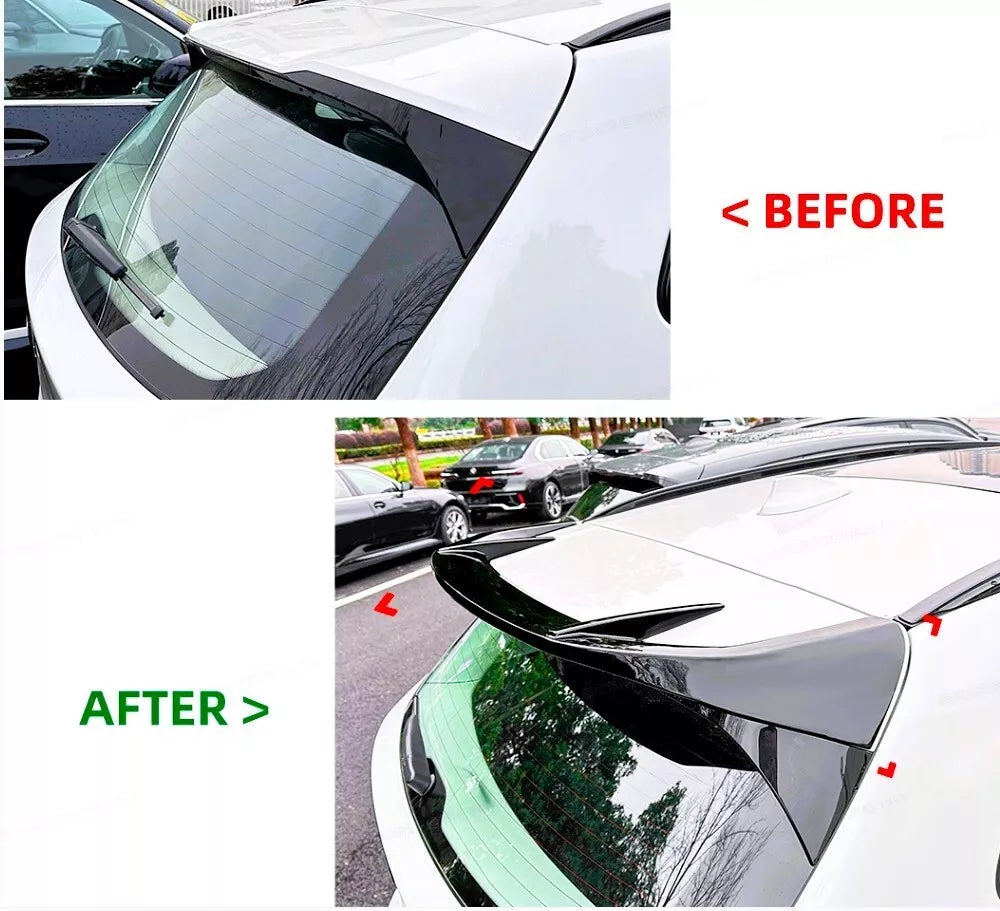 BMW X3 G01 Rear MP Style Roof Spoiler Wing 2017-2024 ABS Gloss Black