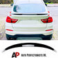 BMW X4 F26 X4M Rear Mid Wing Spoiler M Sport 14-18 ABS Gloss Black