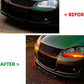 VW Golf MK5 GTI Front Splitter Spoiler 2003-2008 ABS Gloss Black