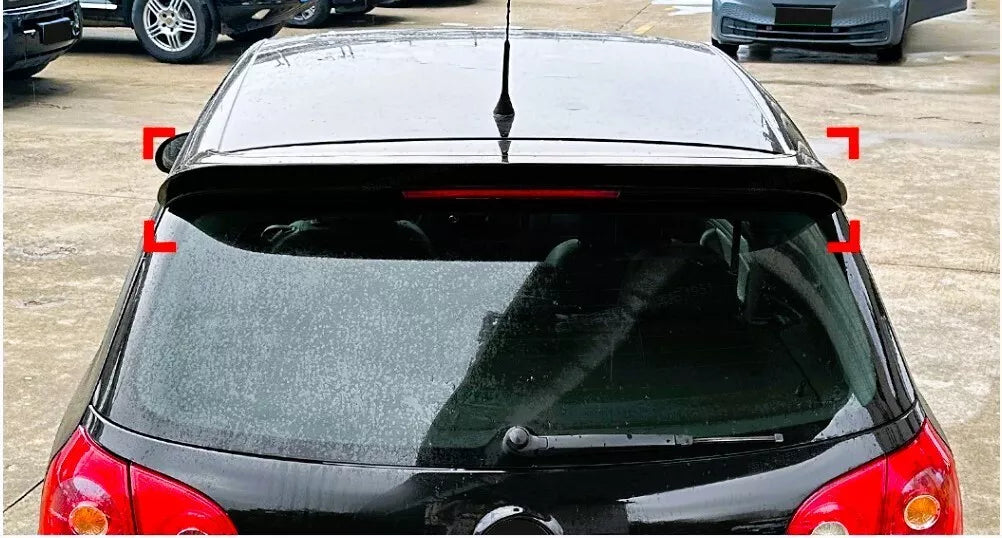 VW Golf MK5 GTI R R32 Rear Roof Spoiler 03-08 ABS Gloss Black
