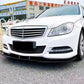 Mercedes C Class W204 Front Splitter Spoiler Lip Kit ABS Gloss Black