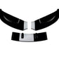 Mercedes C Class W204 Front Splitter Spoiler Lip Kit ABS Gloss Black