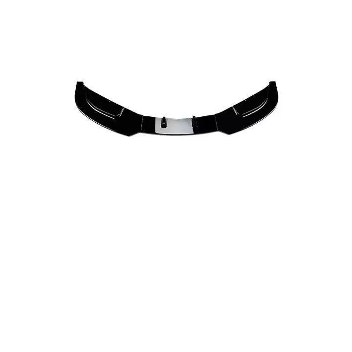 Mercedes C Class W204 Front Splitter Spoiler Lip Kit ABS Gloss Black