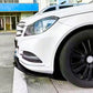 Mercedes C Class W204 Front Splitter Spoiler Lip Kit ABS Gloss Black