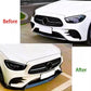 Mercedes E Class E43 E53 AMG Front Splitter Spoiler ABS Gloss Black