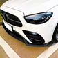 Mercedes E Class E43 E53 AMG Front Splitter Spoiler ABS Gloss Black