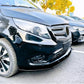 Mercedes V Class W447 Front Splitter Spoiler 14-22 ABS Gloss Black