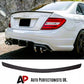 Mercedes C Class W204 Rear Boot Spoiler Wing Body Kit ABS Gloss Black