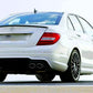 Mercedes C Class W204 Rear Boot Spoiler Wing Body Kit ABS Gloss Black