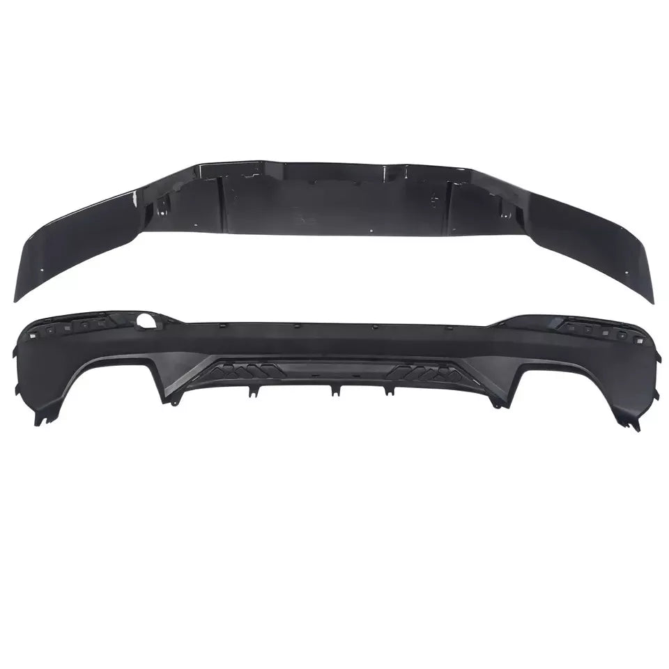 BMW 5 Series G30 Rear Valance Diffuser 2018-20 ABS Gloss Black