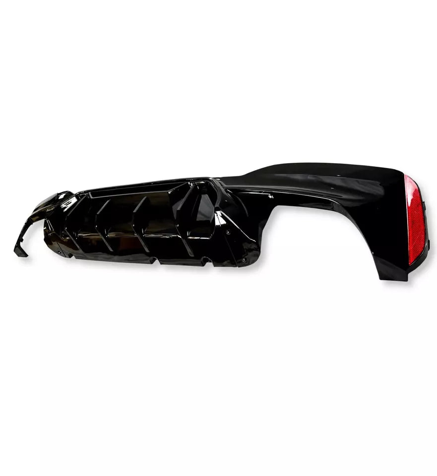 BMW 5 Series G30 Rear Valance Diffuser 2018-2024 ABS Gloss Black