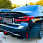 BMW 5 Series G30 Rear Valance Diffuser W/LED 18-20 ABS Gloss Black