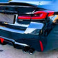 BMW 5 Series G30 Rear Valance Diffuser W/LED 18-20 ABS Gloss Black