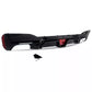 BMW 5 Series G30 Rear Valance Diffuser W/LED 18-20 ABS Gloss Black