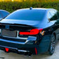 BMW 5 Series G30 Rear Valance Diffuser W/LED 18-20 ABS Gloss Black