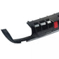 Mercedes C Class W205 AMG Line Rear Diffuser ABS Gloss Black 14-18