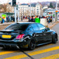 Mercedes C Class W205 AMG Line Rear Diffuser ABS Gloss Black 14-18