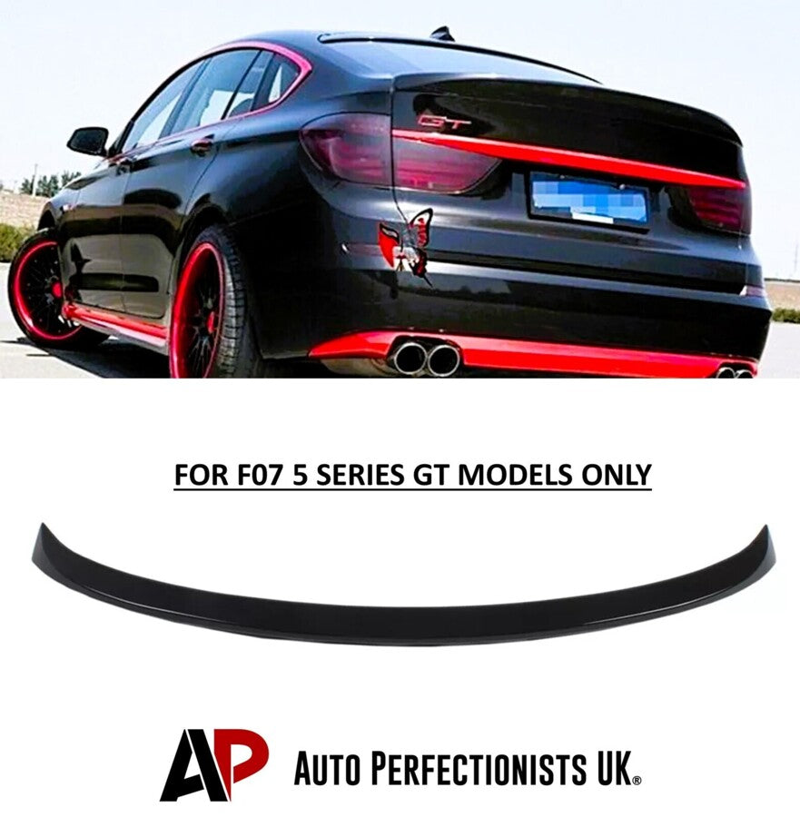 BMW 5 Series GT F07 Rear MP Boot Spoiler 2010-2012 ABS Gloss Black
