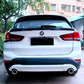 BMW X1 F48 X1M Rear Mid Wing Spoiler M Sport 15-22 ABS Gloss Black