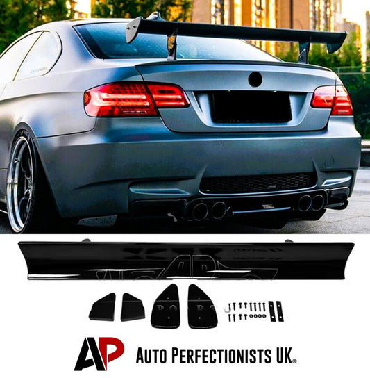 BMW M2 M3 M4 E90 F80 F82 GTS Style Rear Boot Spoiler ABS Gloss Black
