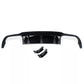 Mercedes C Class C63 AMG Rear Diffuser Valance 2011-15 ABS Gloss Black