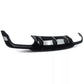 Mercedes C Class C63 AMG Rear Diffuser Valance 2011-15 ABS Gloss Black