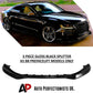 Audi A5 B8 Prefacelift Front Splitter Spoiler 2007-11 ABS Gloss Black