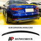 Audi A5 S5 B9 Cabriolet Rear Boot Spoiler Wing ABS Gloss Black