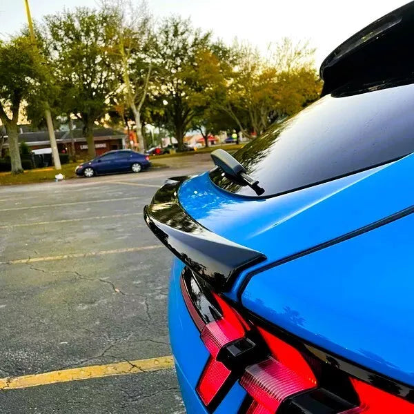 Ford Mustang Mach E Rear M4 Boot Spoiler Wing 2020-24 ABS Gloss Black