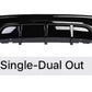 BMW 2 Series F22 Rear Diffuser Valance Bumper 13-21 ABS Gloss Black