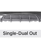 BMW 2 Series F22 F23 Rear Valance Diffuser 13-21 ABS Carbon Fibre