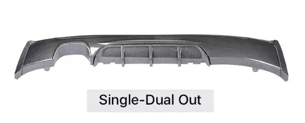 BMW 2 Series F22 F23 Rear Valance Diffuser 13-21 ABS Carbon Fibre
