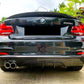 BMW 2 Series F22 F23 Rear Valance Diffuser 13-21 ABS Carbon Fibre