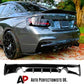 BMW 2 Series F22 Rear Diffuser Valance Bumper 2013-21 ABS Gloss Black