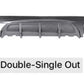BMW 2 Series F22 F23 Rear Diffuser Valance 13-21 ABS Carbon Fibre