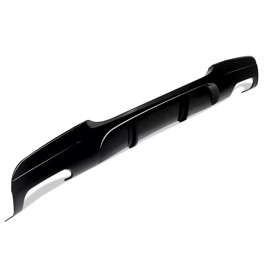BMW 3 Series E90 E91 Rear Valance Diffuser 04-13 ABS Gloss Black