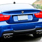 BMW 3 Series E90 E91 Rear Valance Diffuser 04-13 ABS Gloss Black