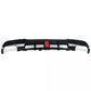 BMW 3 Series E90 E91 Rear Valance Diffuser 04-13 W/LED ABS Gloss Black