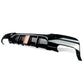 BMW 3 Series E90 E91 Rear Valance Diffuser 04-13 W/LED ABS Gloss Black