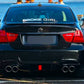 BMW 3 Series E90 E91 Rear Valance Diffuser 04-13 W/LED ABS Gloss Black