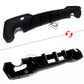 BMW 4 Series G22 G23 Rear Diffuser Valance W/LED ABS Gloss Black