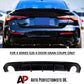 BMW 4 Series G26 4dr Gran Coupe Rear Diffuser 20-24 ABS Gloss Black