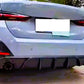 BMW 4 Series G26 4dr Gran Coupe Rear Diffuser 20-24 ABS Gloss Black