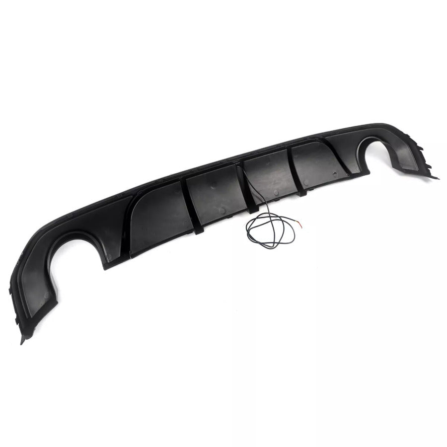 BMW 4 Series G26 Gran Coupe Rear Diffuser 20-24 W/LED ABS Gloss Black