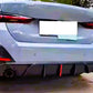 BMW 4 Series G26 Gran Coupe Rear Diffuser 20-24 W/LED ABS Gloss Black