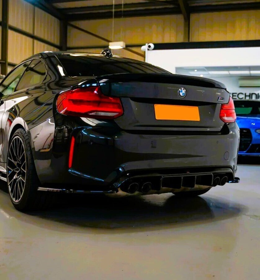 BMW 2 Series F22 Rear Boot Spoiler P Style Wing 13-21 ABS Carbon Fibre
