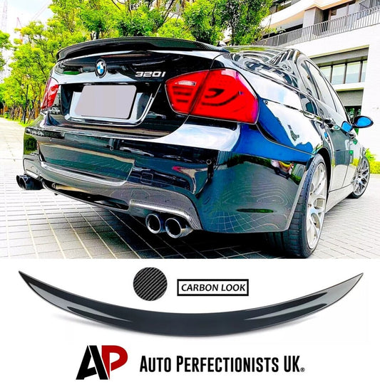 BMW 3 Series M3 E90 Rear Boot Spoiler 2004-2012 ABS Carbon Fibre