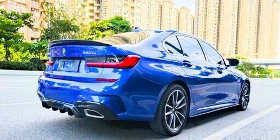 BMW 3 Series G20 Rear Boot Spoiler Wing 18-2024 ABS Carbon Fibre