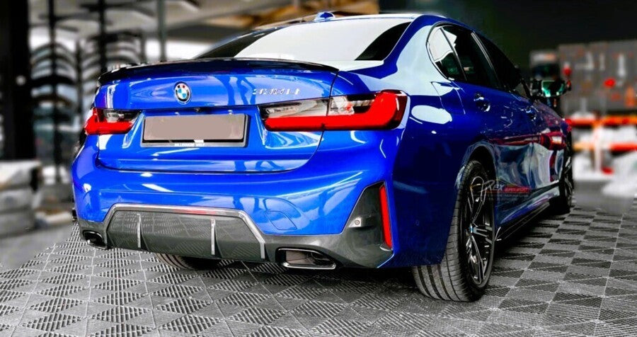 BMW 3 Series G20 Rear Boot Spoiler Wing 18-2024 ABS Carbon Fibre